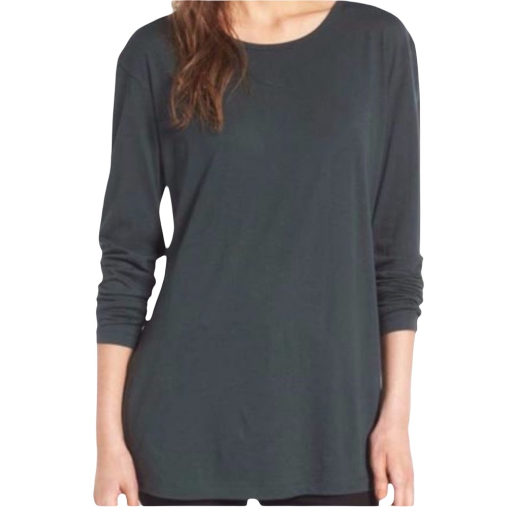 BP Long Sleeve Tee XS Tunic Length Green